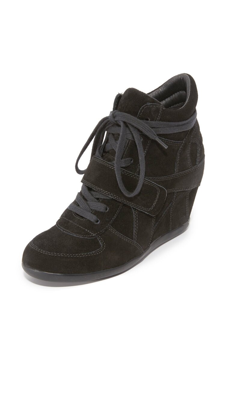 ASH WOMEN'S AS-BOWIE SNEAKER, BLACK/BLACK/BLACK, 37 M EU (7 US)